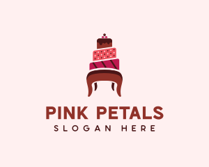 Dessert Cake Chair logo design