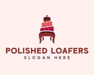 Dessert Cake Chair logo design