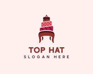 Dessert Cake Chair logo design