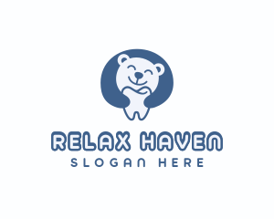 Bear Dental Tooth logo