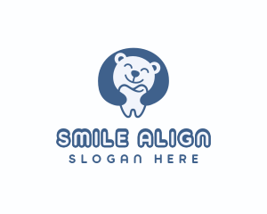 Bear Dental Tooth logo