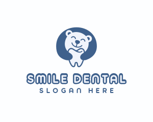 Bear Dental Tooth logo design