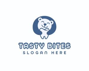 Bear Dental Tooth logo