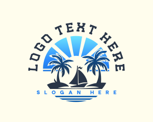 Sailboat Island Beach logo