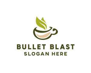 Green Tea Cup logo design