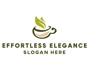 Green Tea Cup logo design