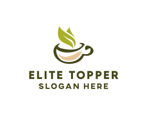 Green Tea Cup logo design