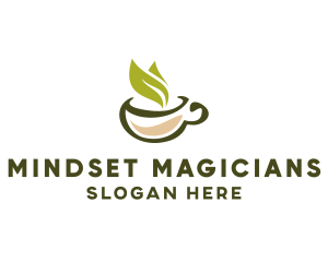 Green Tea Cup logo design