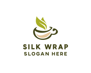 Green Tea Cup logo design