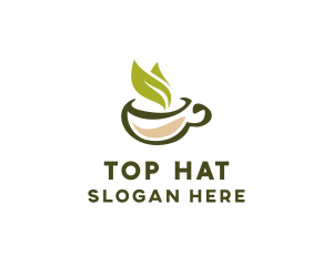 Green Tea Cup logo design