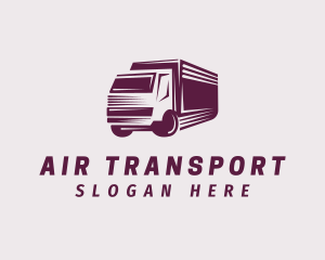 Courier Truck Delivery logo design