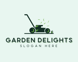 Landscaper Garden Mowing logo design