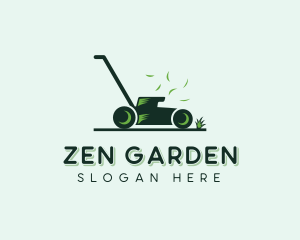 Landscaper Garden Mowing logo design