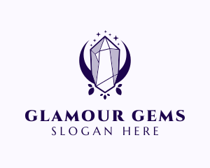 Moon Gem Jewelry logo design