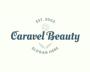 Beauty Floral Cosmetics logo design