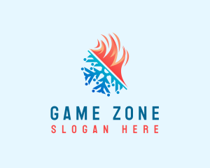 Flame Snowflake Energy logo