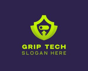 Shield Tech Security logo design