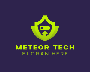 Shield Tech Security logo design