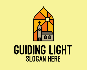 Church Sunlight Mosaic  logo design