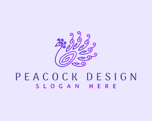 Beauty Majestic Peacock logo