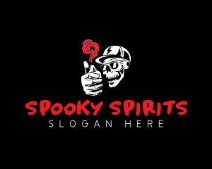 Ghost Spooky Spirit logo design