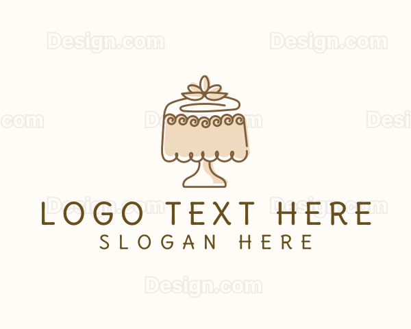 Floral Cake Decoration Logo