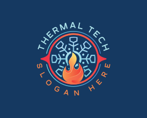 Snowflake Fire Thermal logo