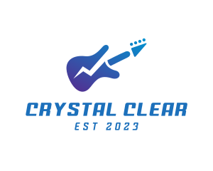 Electric Guitar Band logo design