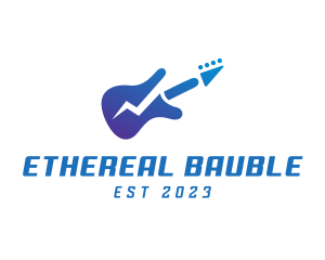 Electric Guitar Band logo design