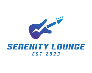 Electric Guitar Band logo design