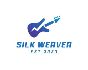 Electric Guitar Band logo design