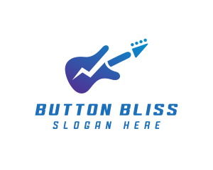 Electric Guitar Band logo design