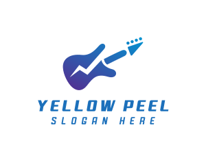 Electric Guitar Band logo design