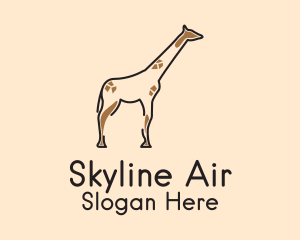 Wildlife Giraffe Safari  Logo