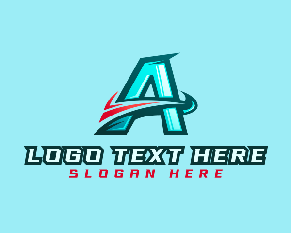 Videogames logo example 3