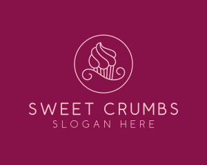 Cupcake Pastry Dessert logo design