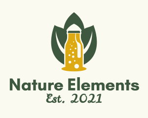 Organic Natural Kombucha logo design