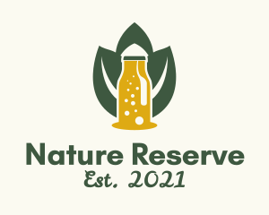 Organic Natural Kombucha logo design