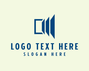 Abstract Door Symbol logo