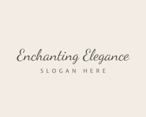 Classy Elegant Calligraphy logo design