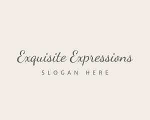 Classy Elegant Calligraphy logo