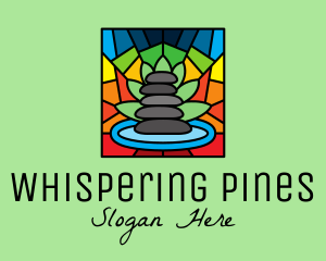 Multicolor Spa Mosaic logo
