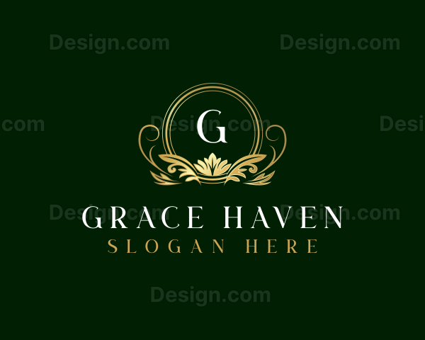 Luxury Floral Elegant Classic Logo
