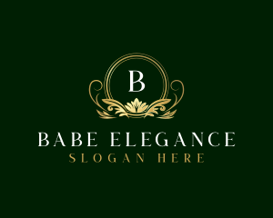 Luxury Floral Elegant Classic logo design