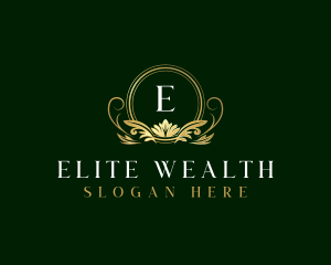 Luxury Floral Elegant Classic logo design