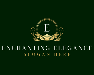 Luxury Floral Elegant Classic logo design