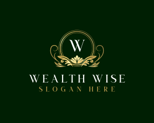 Luxury Floral Elegant Classic logo design