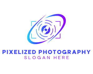 Digital Camera Shutter logo design