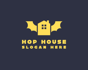 Yellow Bat House logo design