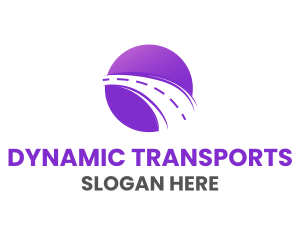 Highway Road Transportation logo design